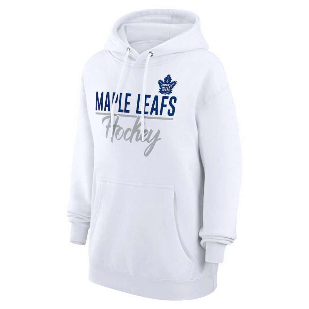 Toronto Maple Leafs G-III 4Her by Carl Banks Women's Team Fleece Pullover Hoodie - White | US 201059295