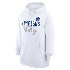Toronto Maple Leafs G-III 4Her by Carl Banks Women's Team Fleece Pullover Hoodie - White | US 201059295
