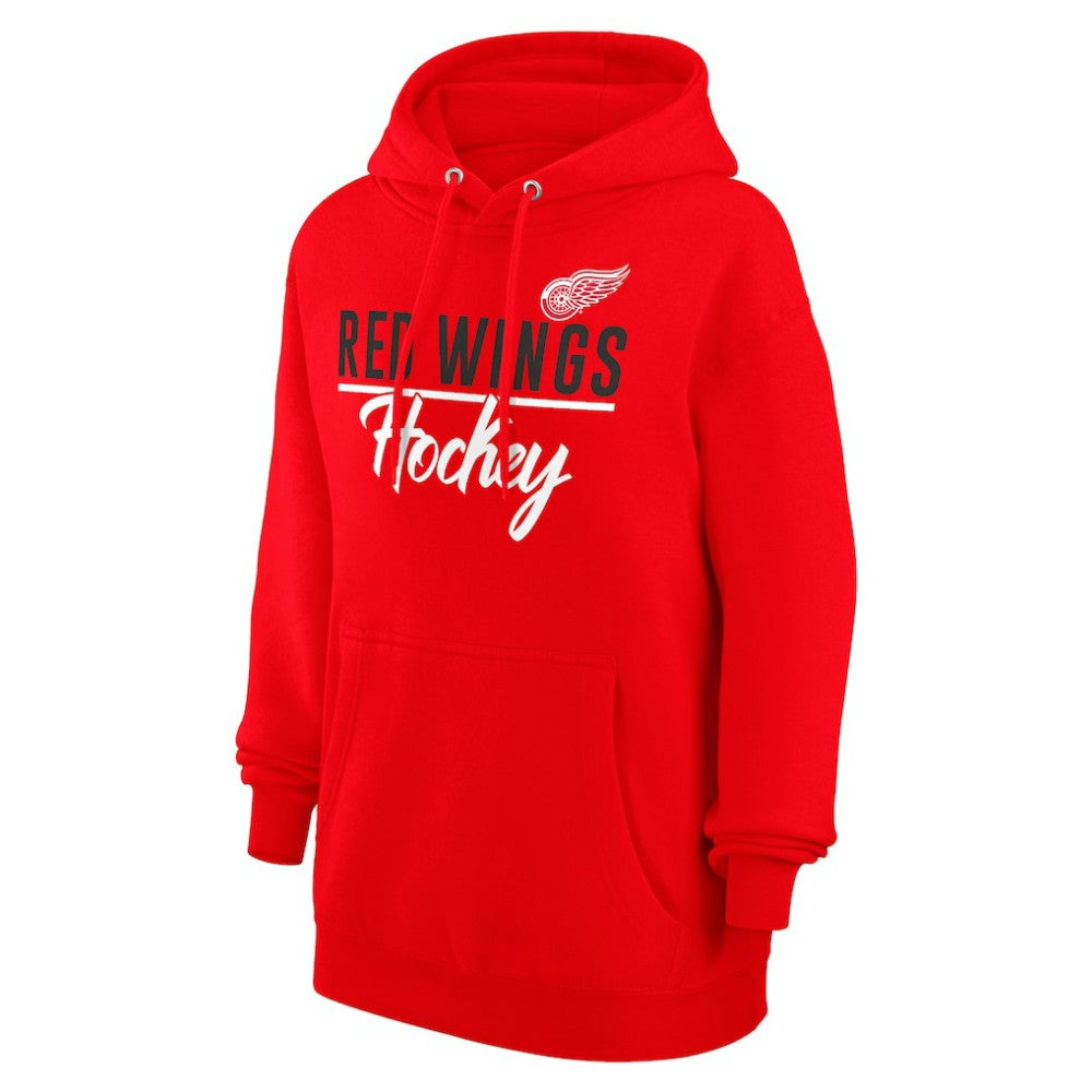 Detroit Red Wings G-III 4Her by Carl Banks Women's Team Fleece Pullover Hoodie - Red | US 201059305