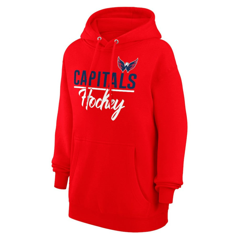 Washington Capitals G-III 4Her by Carl Banks Women's Team Fleece Pullover Hoodie - Red | US 201059314