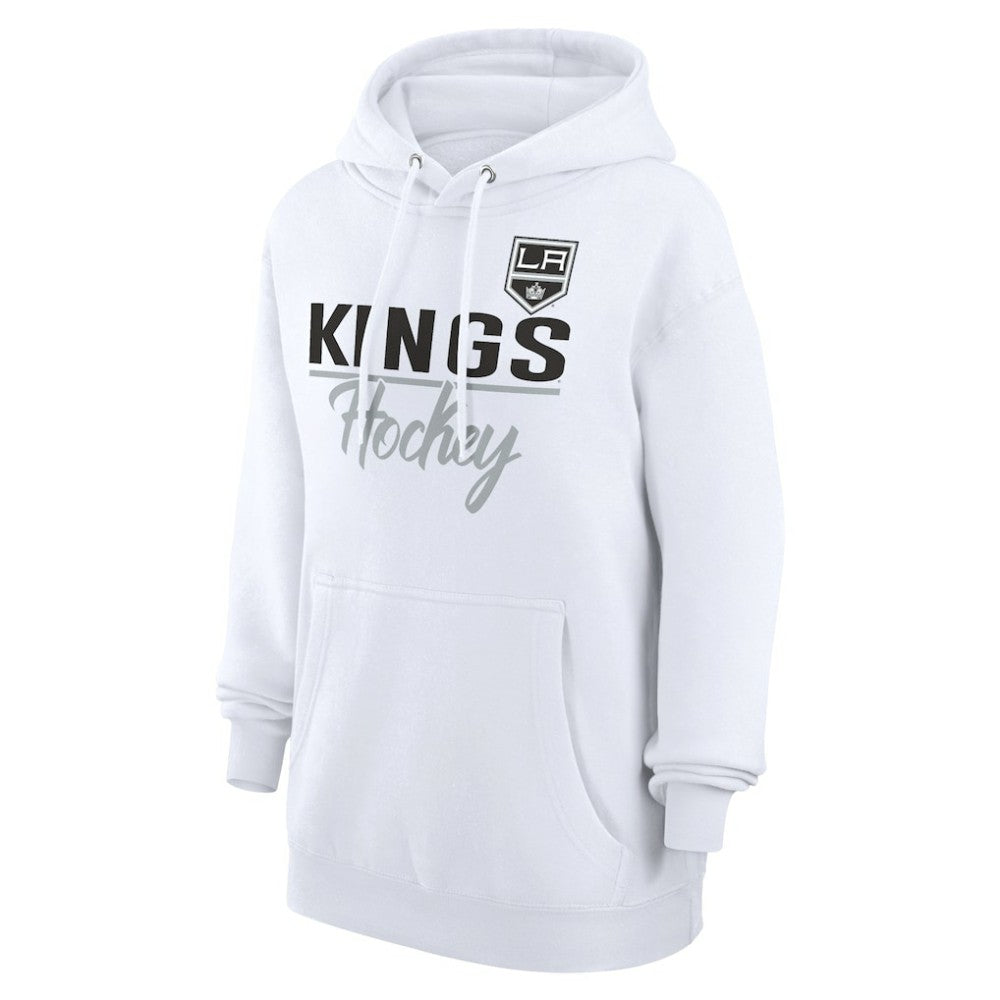 Los Angeles Kings G-III 4Her by Carl Banks Women's Team Fleece Pullover Hoodie - White | US 201059316
