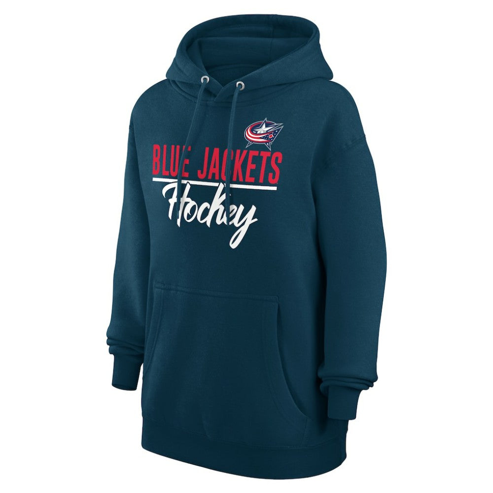 Columbus Blue Jackets G-III 4Her by Carl Banks Women's Team Fleece Pullover Hoodie - Navy | US 201059320