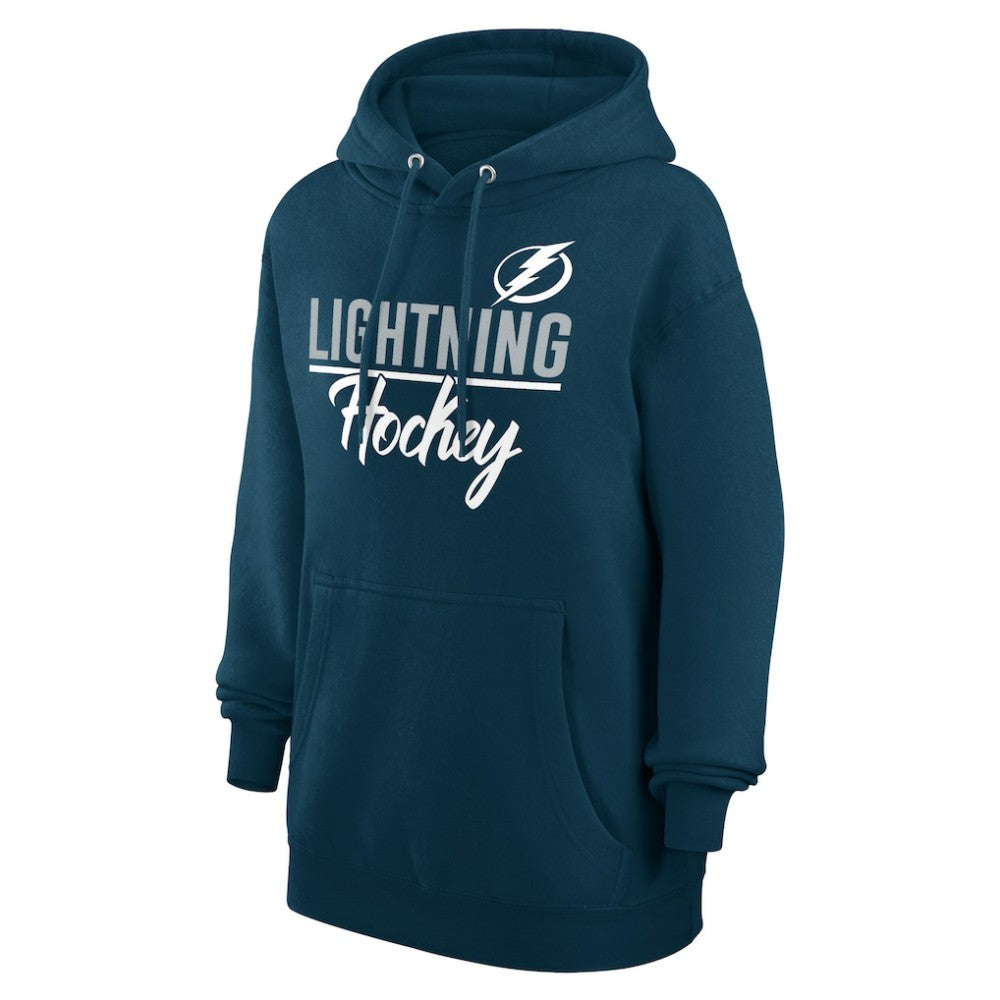 Tampa Bay Lightning G-III 4Her by Carl Banks Women's Team Fleece Pullover Hoodie - Navy | US 201059329