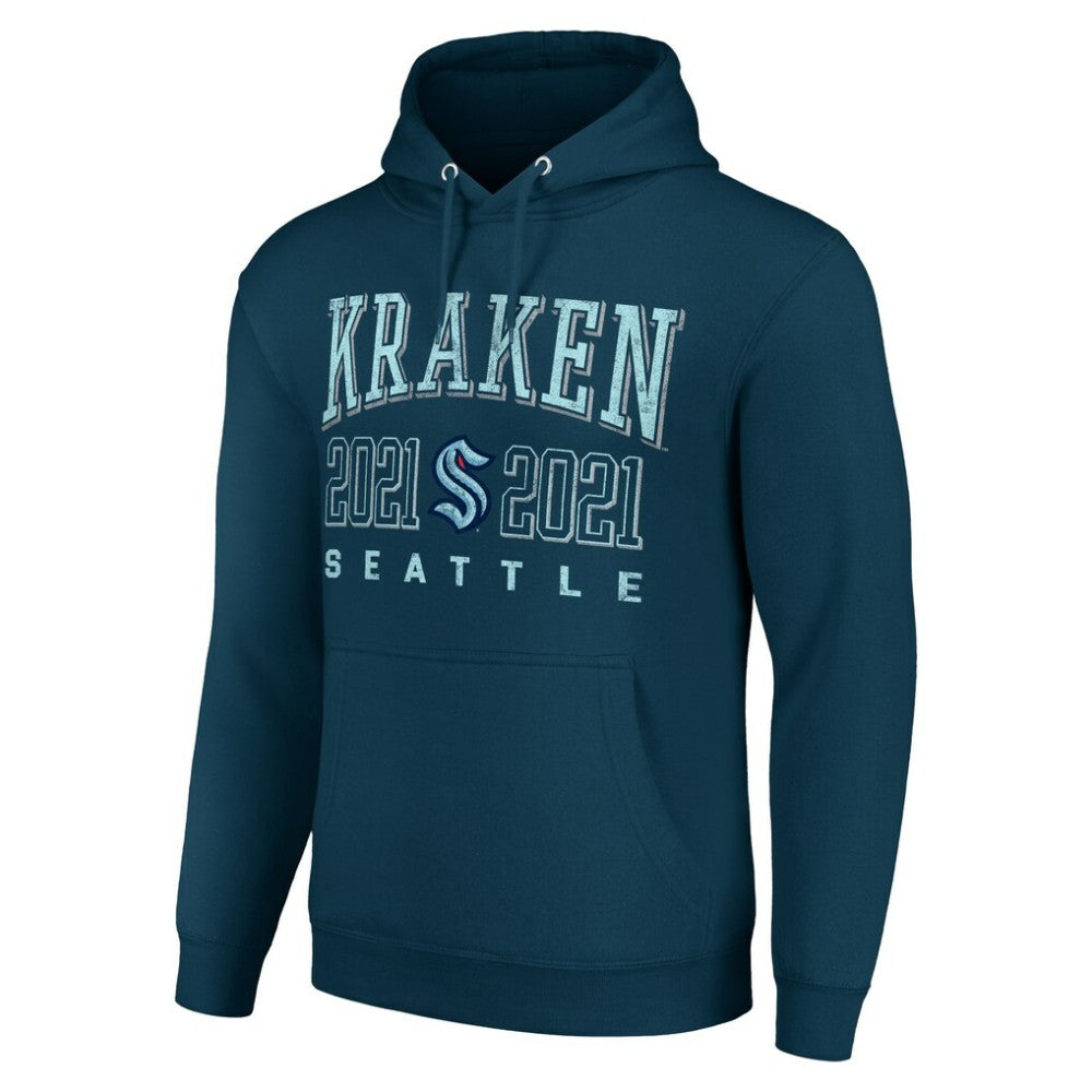 Seattle Kraken Starter Graphic Pullover Hoodie - Deep Sea Blue | US 201059338