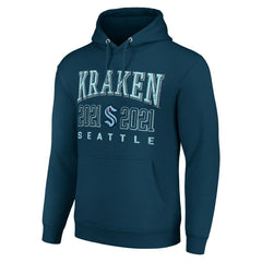Seattle Kraken Starter Graphic Pullover Hoodie - Deep Sea Blue | US 201059338