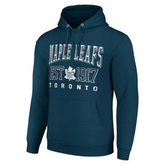 Toronto Maple Leafs Starter Retro Graphic Pullover Hoodie - Navy | US 201059343