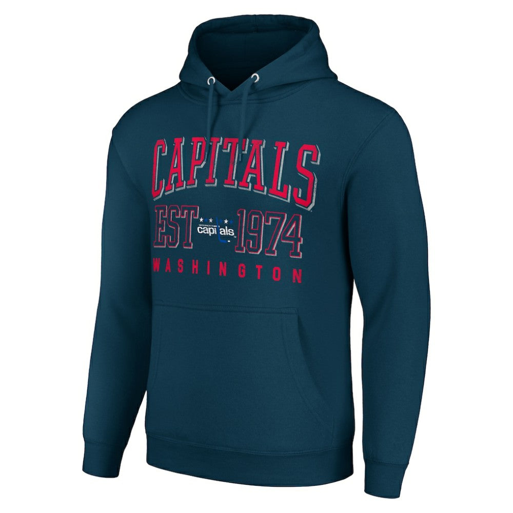 Washington Capitals Starter Retro Graphic Pullover Hoodie - Navy | US 201059349