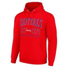Washington Capitals Starter Retro Graphic Pullover Hoodie - Red | US 201059353