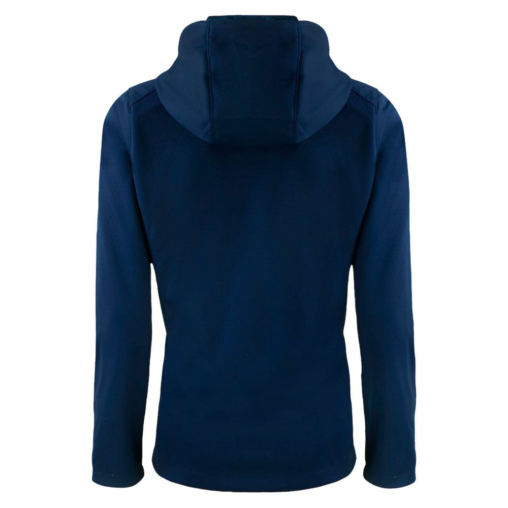 Chicago Cubs Cutter & Buck Women's City Connect Evoke Eco Softshell Recycled Full-Zip Hoodie Jacket - Navy Jackets