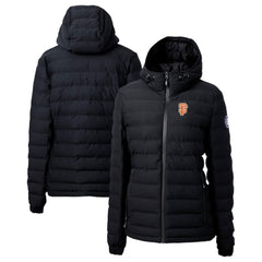 San Francisco Giants Cutter & Buck Women's City Connect Mission Ridge Repreve Eco Insulated Full-Zip Puffer Jacket - Black Jackets