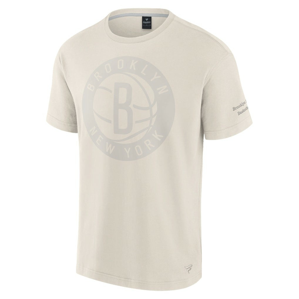 Brooklyn Nets Elements Iconic T-Shirt Cream - Fanatics
