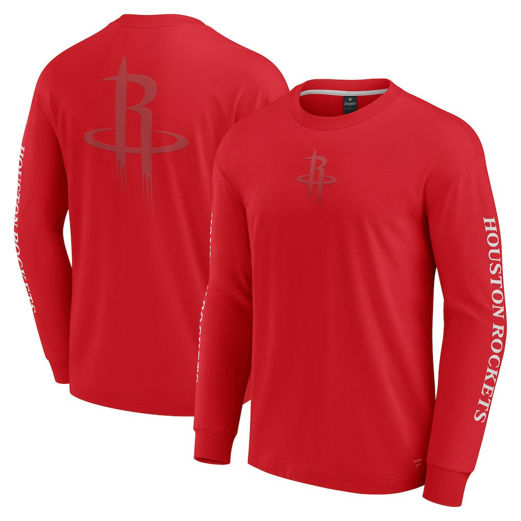 Houston Rockets Elements Strive Long Sleeve T-Shirt  Red - Fanatics