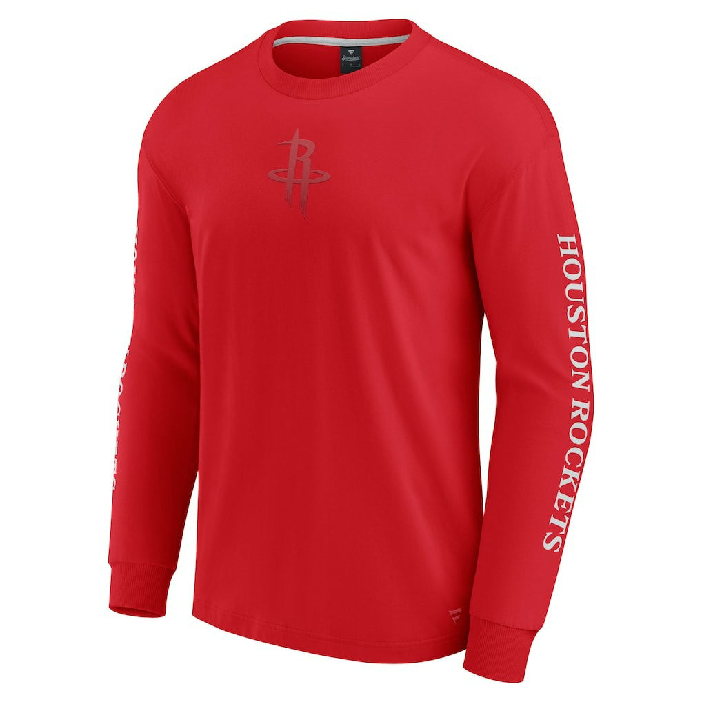 Houston Rockets Elements Strive Long Sleeve T-Shirt  Red - Fanatics