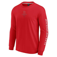 Houston Rockets Elements Strive Long Sleeve T-Shirt  Red - Fanatics