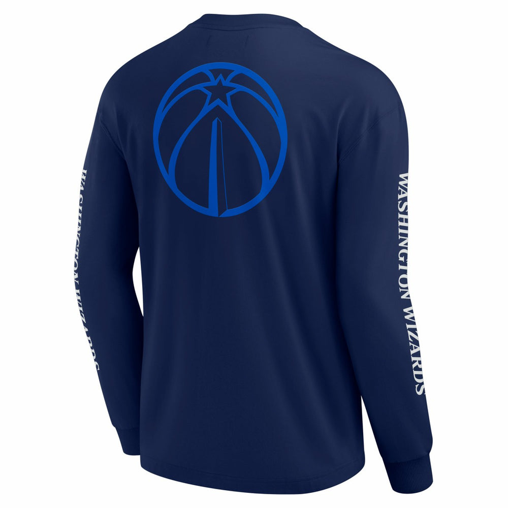 Washington Wizards Elements Strive Long Sleeve T-Shirt  Navy - Fanatics