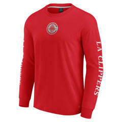 LA Clippers Elements Strive Long Sleeve T-Shirt  Red - Fanatics