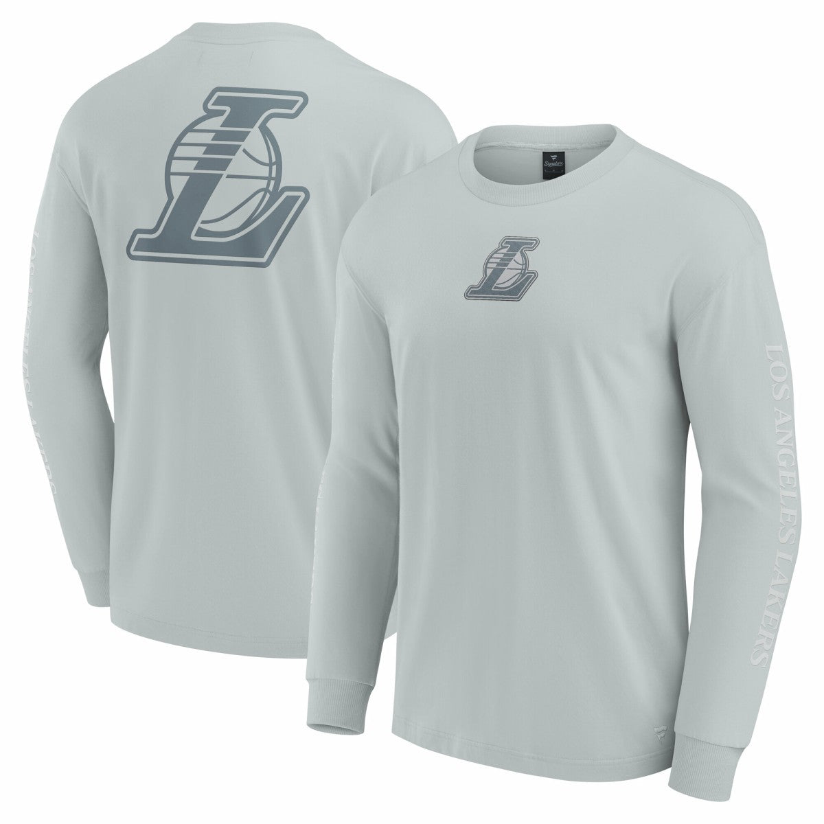 Los Angeles Lakers Elements Strive Long Sleeve T-Shirt  Gray - Fanatics