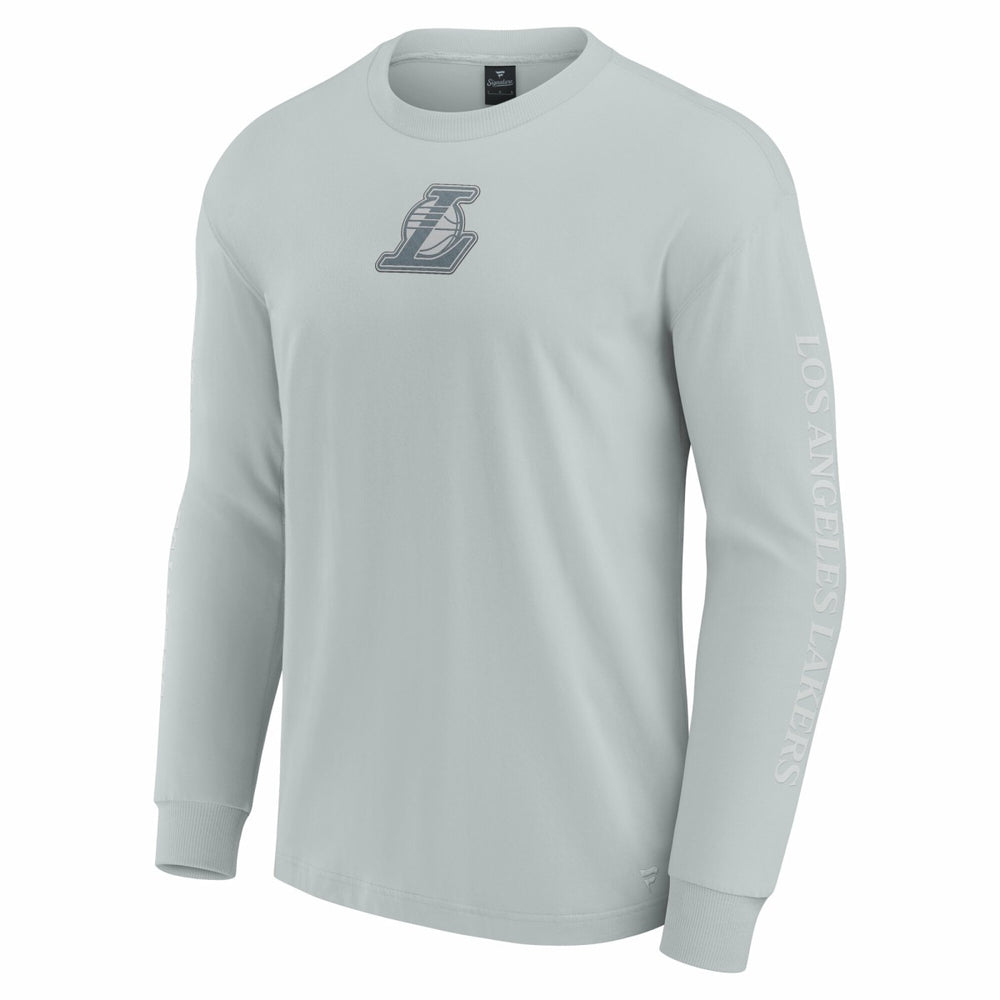 Los Angeles Lakers Elements Strive Long Sleeve T-Shirt  Gray - Fanatics