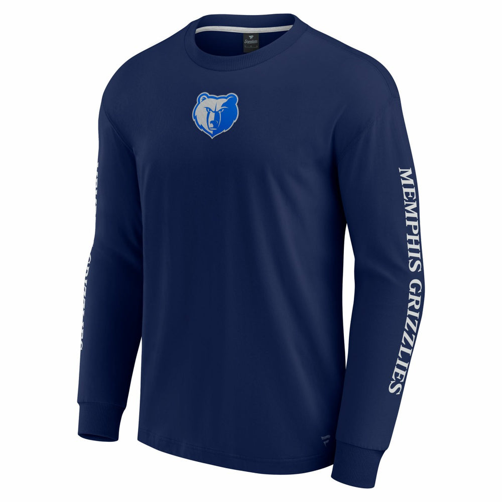 Memphis Grizzlies Elements Strive Long Sleeve T-Shirt  Navy - Fanatics