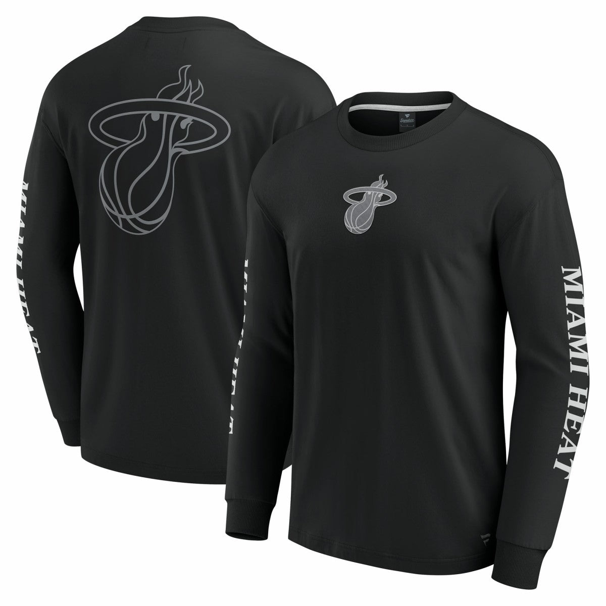 Miami Heat Elements Strive Long Sleeve T-Shirt  Black - Fanatics