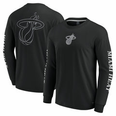Miami Heat Elements Strive Long Sleeve T-Shirt  Black - Fanatics