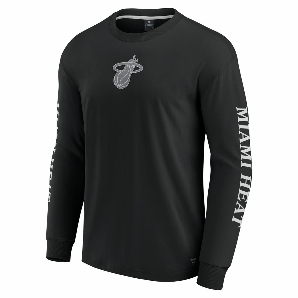 Miami Heat Elements Strive Long Sleeve T-Shirt  Black - Fanatics