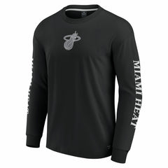 Miami Heat Elements Strive Long Sleeve T-Shirt  Black - Fanatics