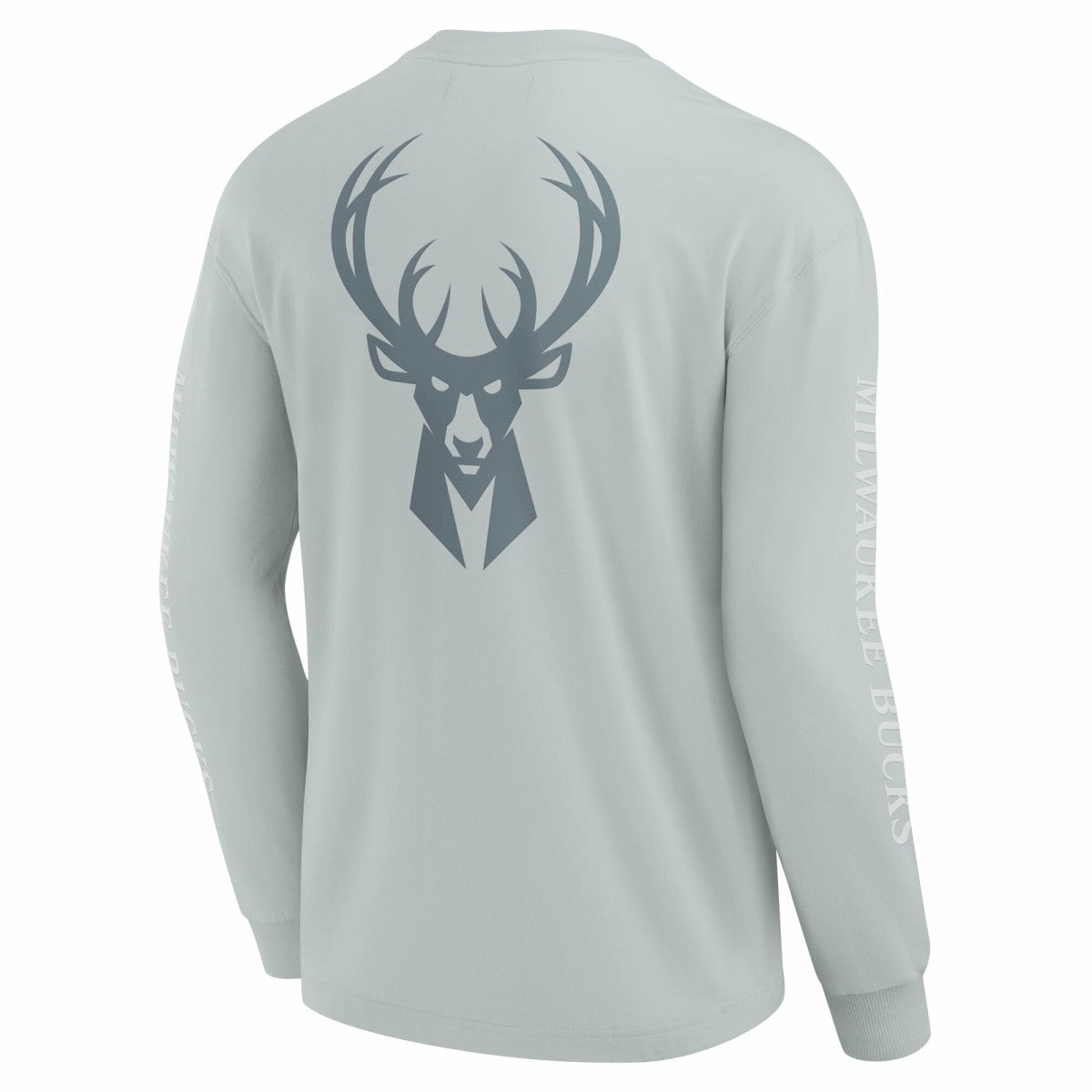 Milwaukee Bucks Elements Strive Long Sleeve T-Shirt  Gray - Fanatics