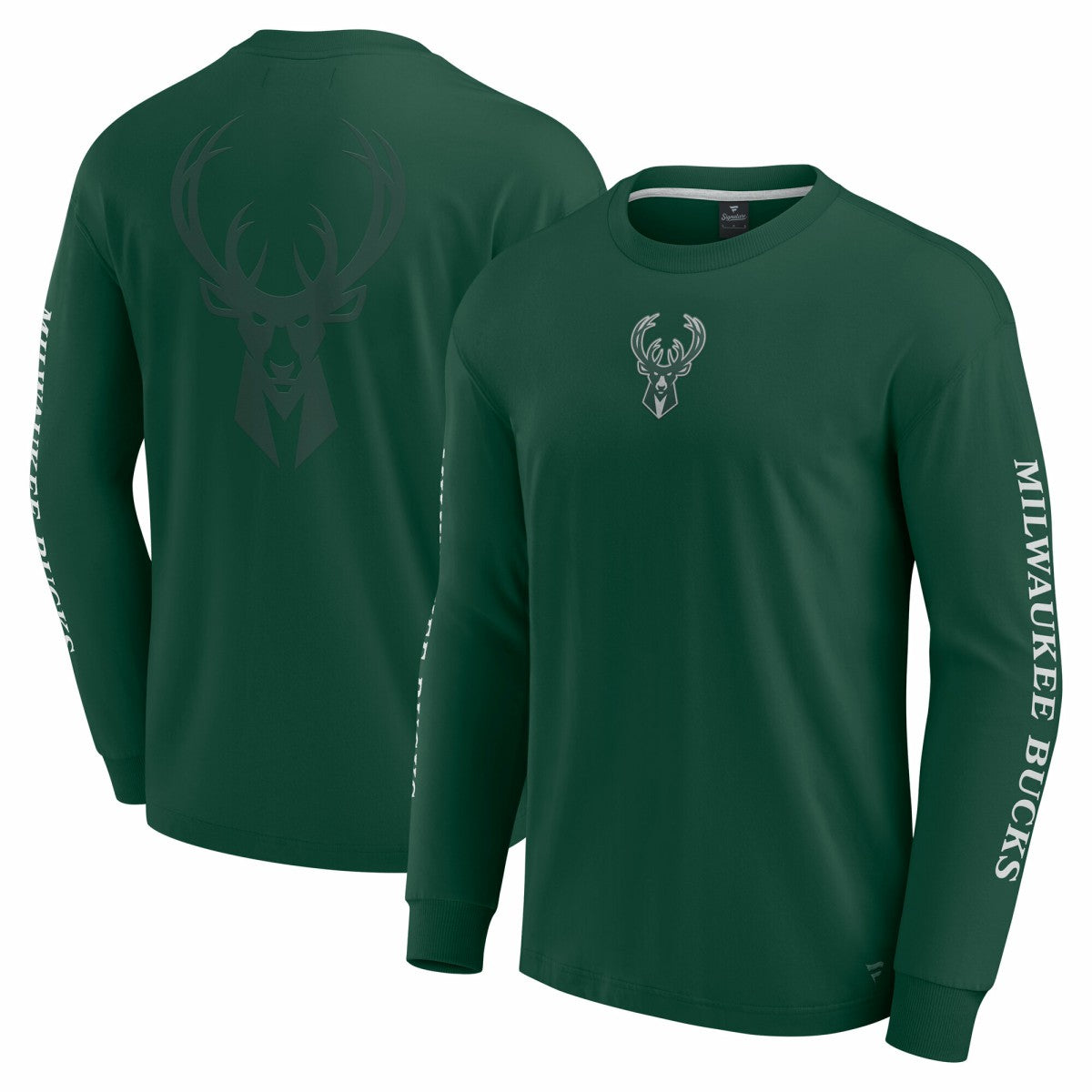 Milwaukee Bucks Elements Strive Long Sleeve T-Shirt  Hunter Green - Fanatics outlet