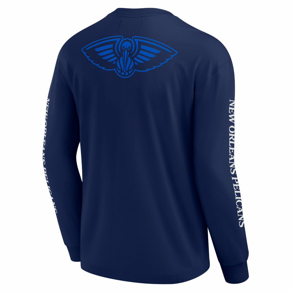 New Orleans Pelicans Elements Strive Long Sleeve T-Shirt  Navy - Fanatics