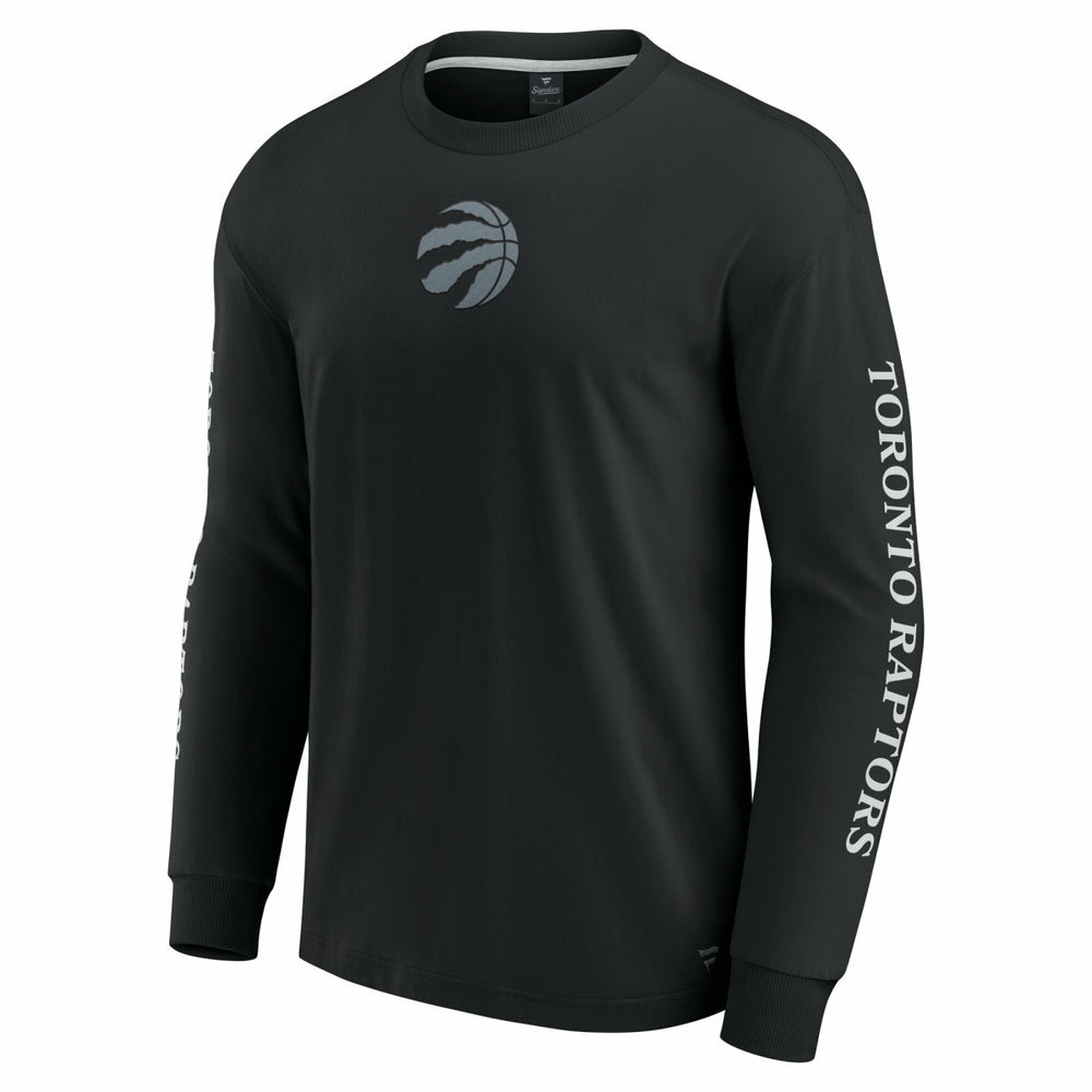 Toronto Raptors Elements Strive Long Sleeve T-Shirt  Black - Fanatics