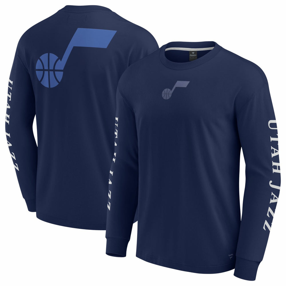 Utah Jazz Elements Strive Long Sleeve T-Shirt  Navy - Fanatics