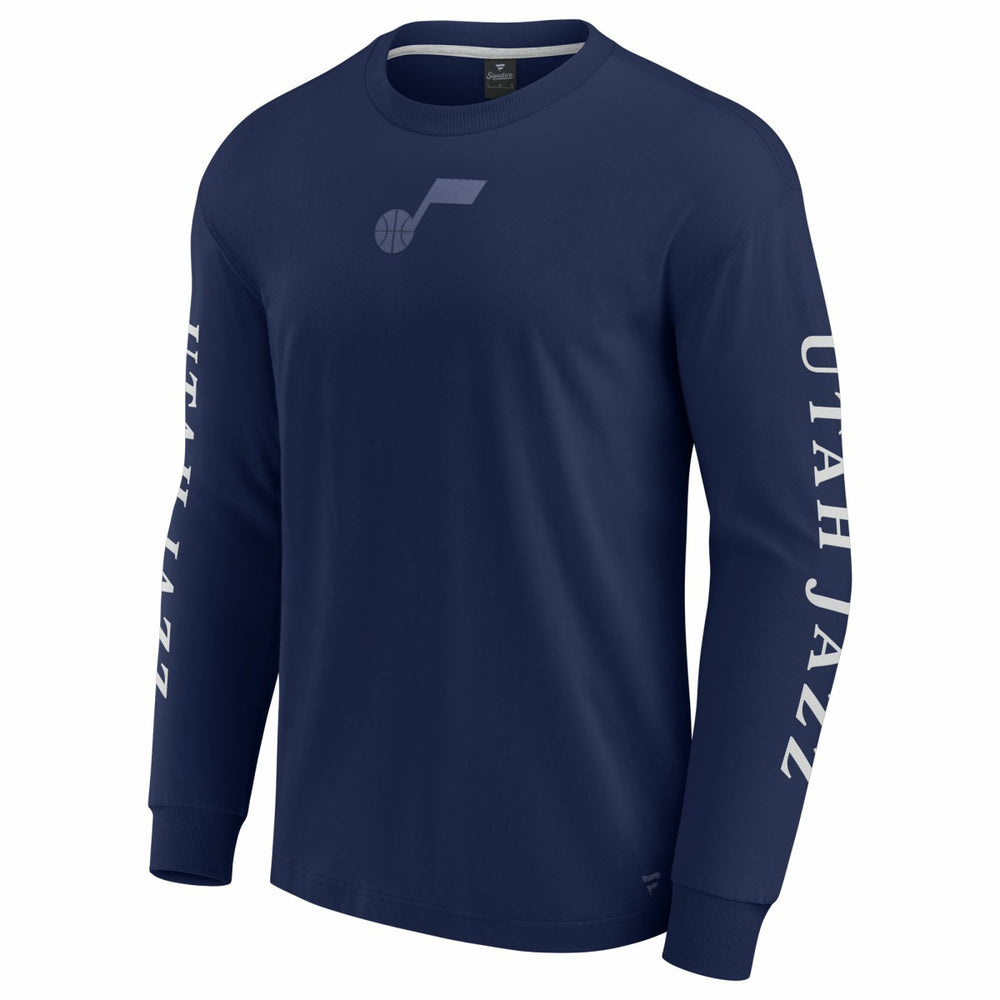 Utah Jazz Elements Strive Long Sleeve T-Shirt  Navy - Fanatics