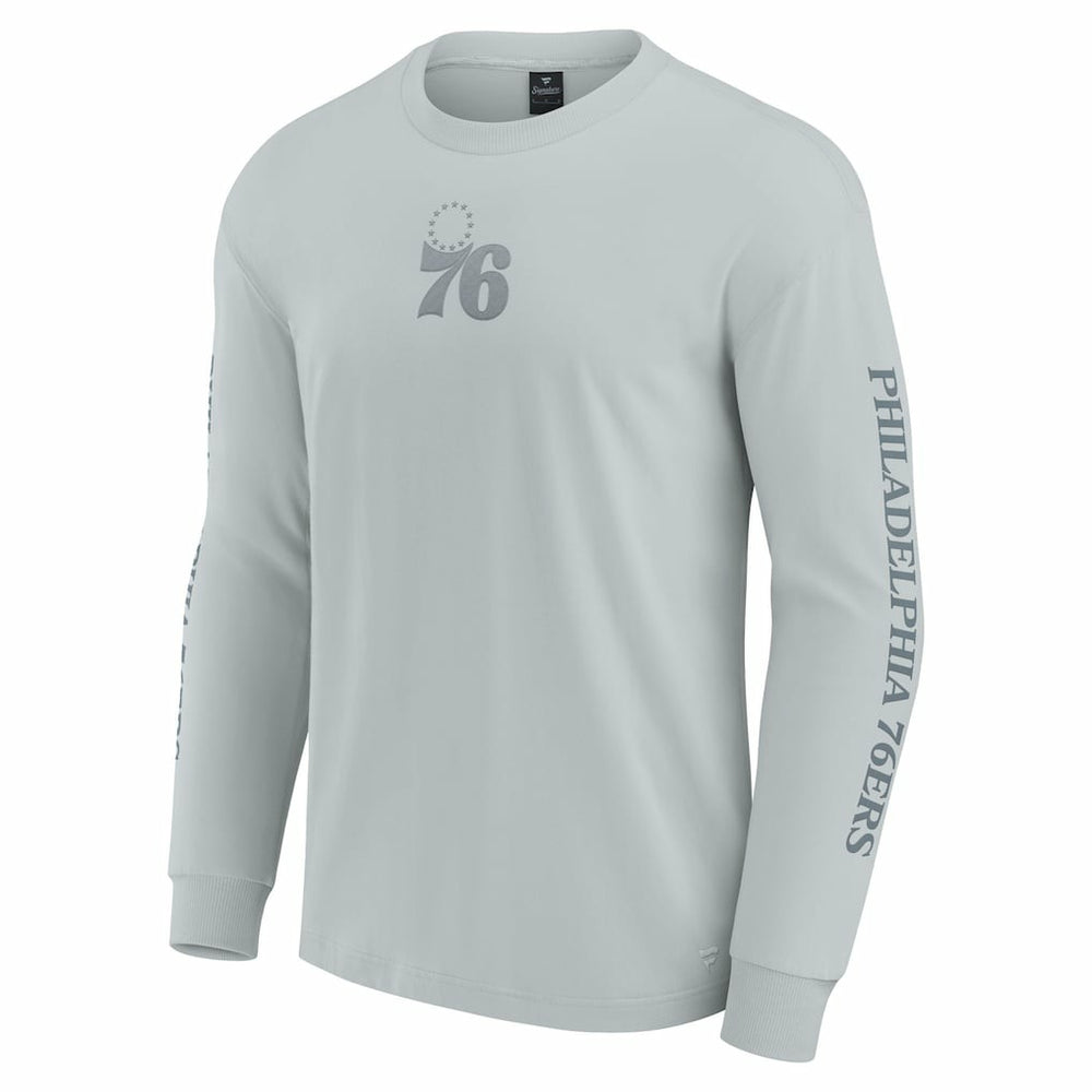 Philadelphia 76ers Elements Strive Long Sleeve T-Shirt  Gray - Fanatics