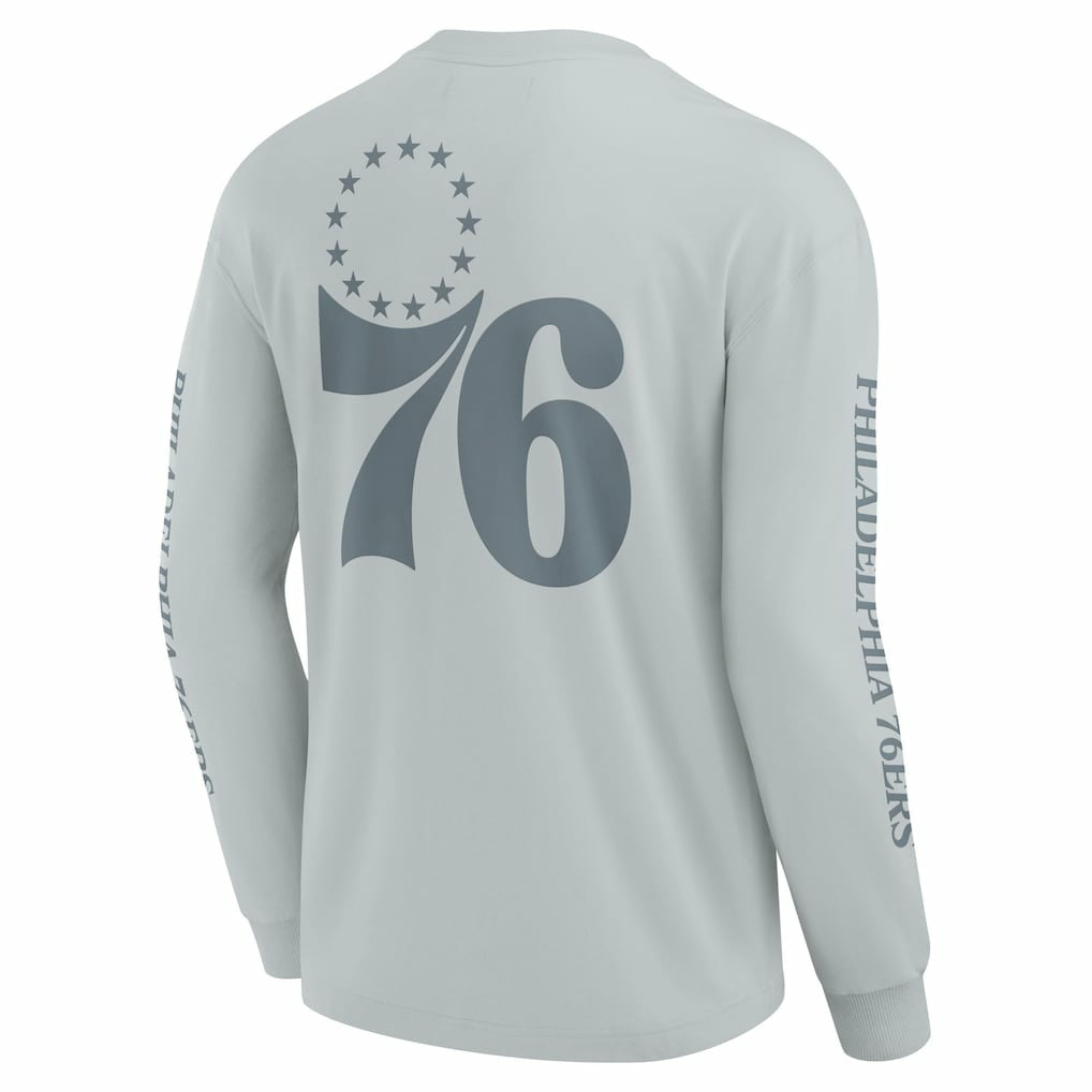 Philadelphia 76ers Elements Strive Long Sleeve T-Shirt  Gray - Fanatics