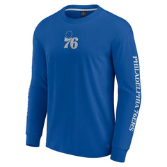 Philadelphia 76ers Elements Strive Long Sleeve T-Shirt  Royal - Fanatics