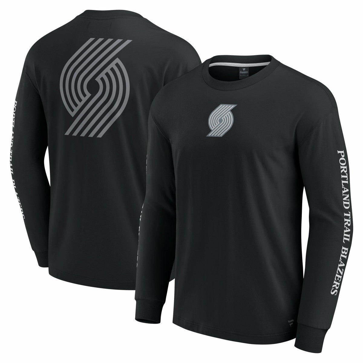 Portland Trail Blazers Elements Strive Long Sleeve T-Shirt  Black - Fanatics