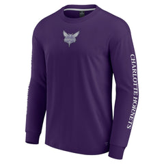 Charlotte Hornets Elements Strive Long Sleeve T-Shirt  Purple - Fanatics