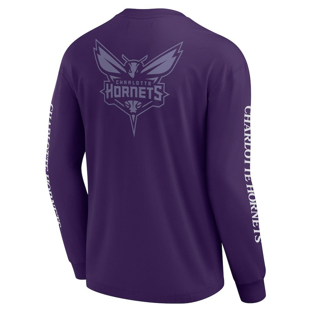 Charlotte Hornets Elements Strive Long Sleeve T-Shirt  Purple - Fanatics