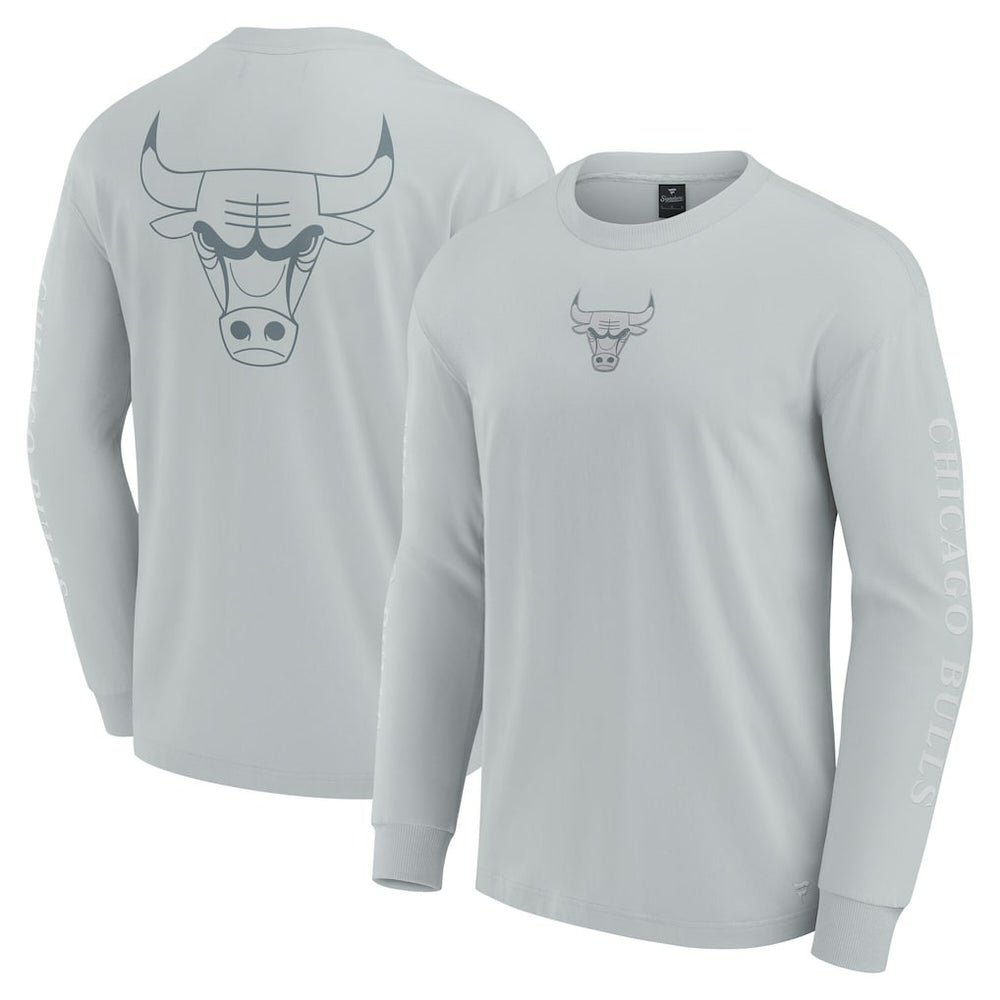 Chicago Bulls Elements Strive Long Sleeve T-Shirt  Gray - Fanatics
