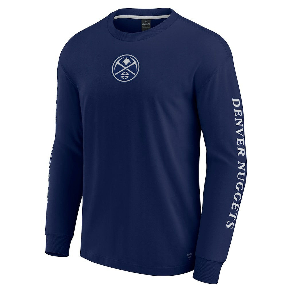 Denver Nuggets Elements Strive Long Sleeve T-Shirt  Navy - Fanatics