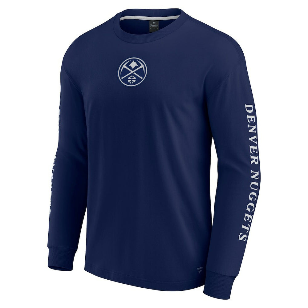 Denver Nuggets Elements Strive Long Sleeve T-Shirt  Navy - Fanatics