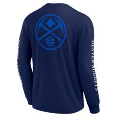 Denver Nuggets Elements Strive Long Sleeve T-Shirt  Navy - Fanatics