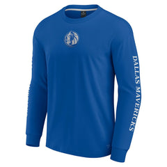 Dallas Mavericks Elements Strive Long Sleeve T-Shirt  Blue - Fanatics