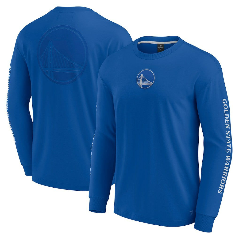 Golden State Warriors Elements Strive Long Sleeve T-Shirt  Royal - Fanatics