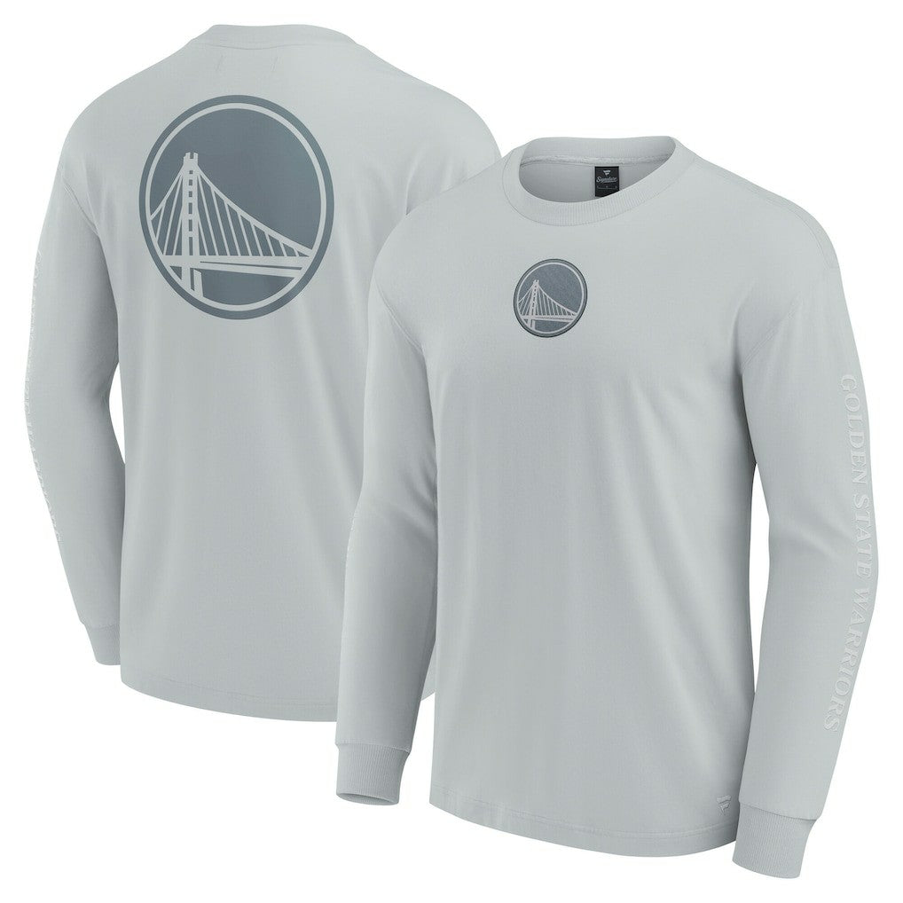 Golden State Warriors Elements Strive Long Sleeve T-Shirt  Gray - Fanatics
