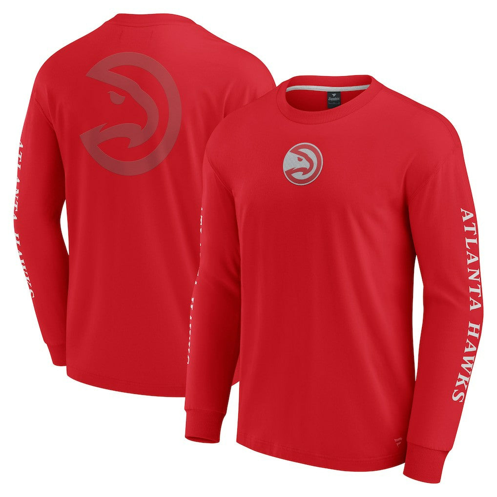 Atlanta Hawks Elements Strive Long Sleeve T-Shirt  Red - Fanatics