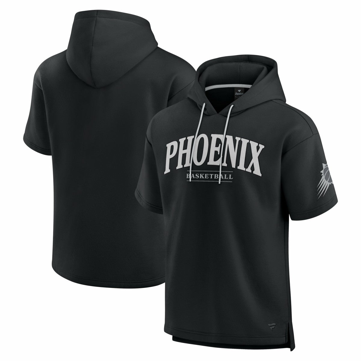 Phoenix Suns Elements Ready Short Sleeve Pullover Hoodie Black - Fanatics outlet