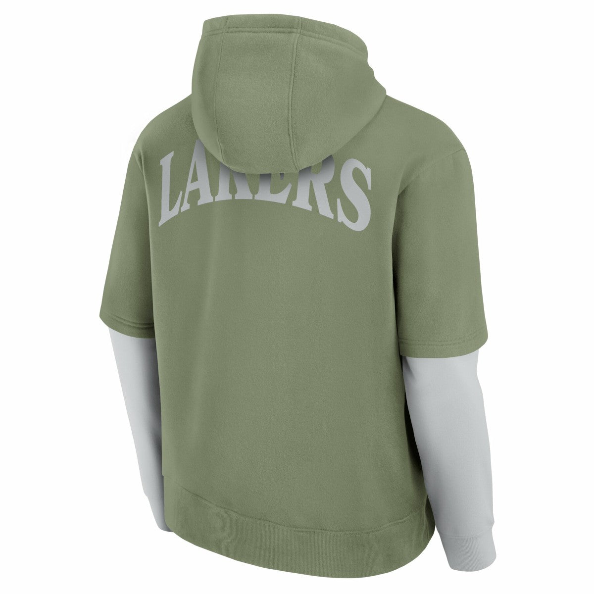 Los Angeles Lakers Elements Sleek Pullover Hoodie Olive - Fanatics