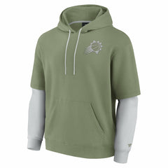 Phoenix Suns Elements Sleek Pullover Hoodie Olive - Fanatics